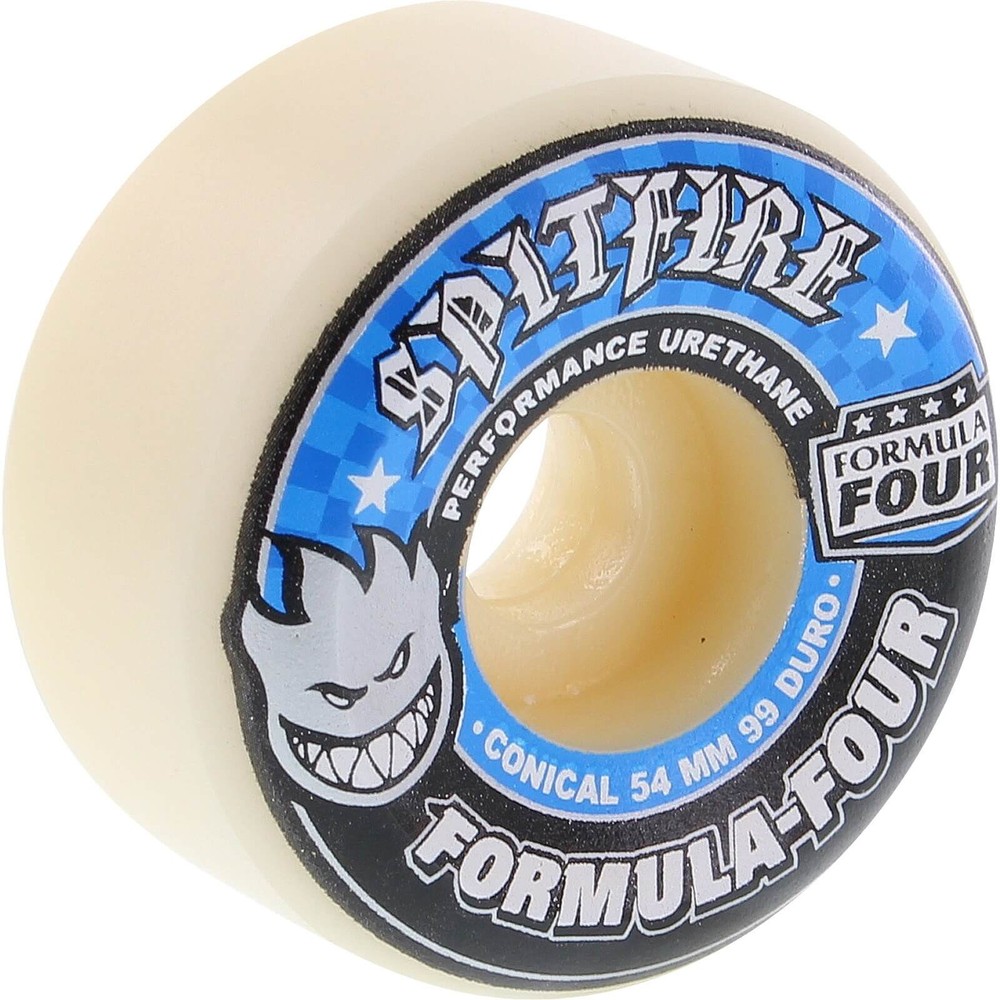 Spitfire Wheels Formula Four Conical Full Skateboard Wheels - 54mm 99a
