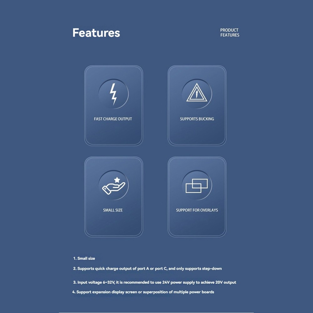 SW3518 100W Full Protocol Fast Charging Module Supports Step Down Function 2947
