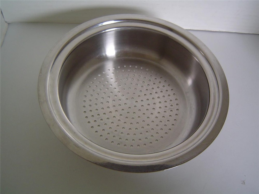 AMWAY QUEEN 9" STEAMER BASKET INSERT / STRAINER Stainless Steel