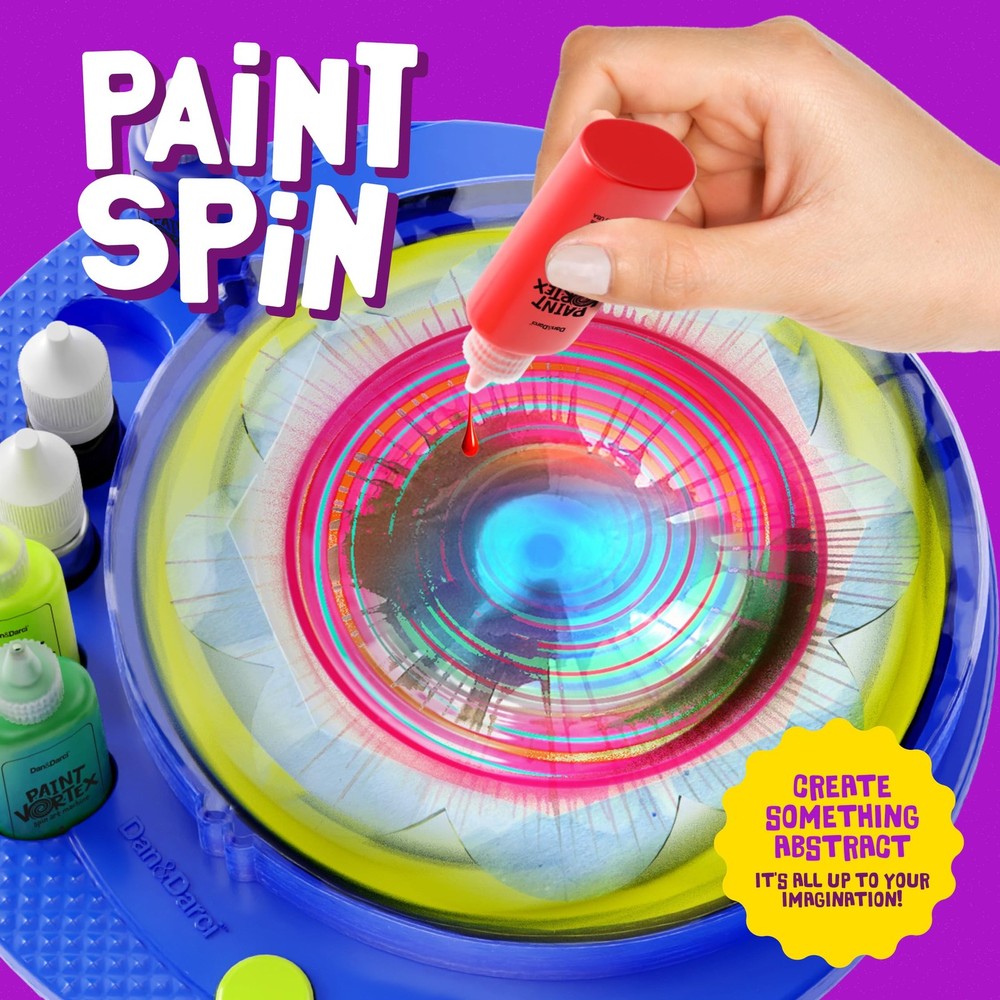 Dan&Darci Paint Spin Art Machine Kit for Kids - Easter medium, Multi-Color