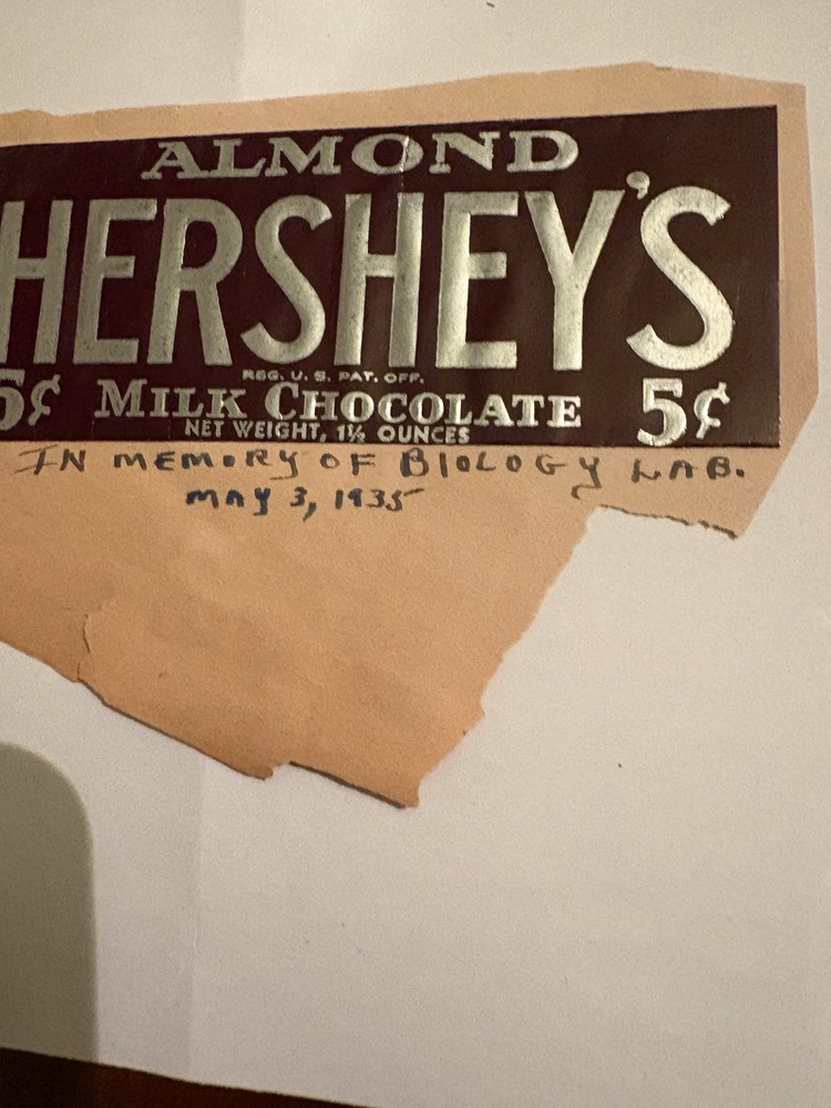 1930s Hershey’s Almond Candy Bar Wrapper