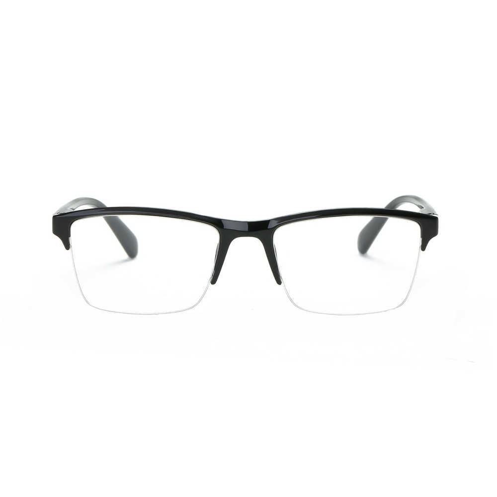 6 Pack Men Women Square Half Frame Classic Reading Glasses Spring Hinge Readers