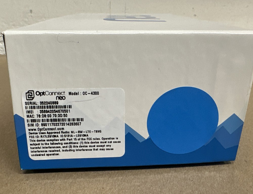 OptConnect Neo OC-4300 Compact LTE Category 3 Router