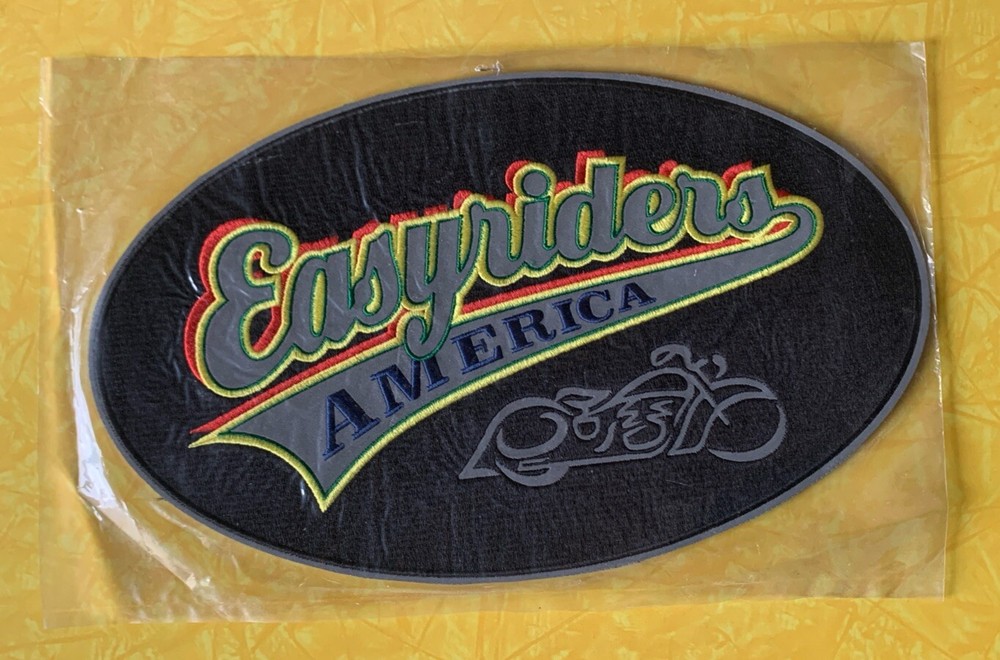 EASYRIDERS AMERICA Large Embroidered Back Patch ~Harley Davidson~