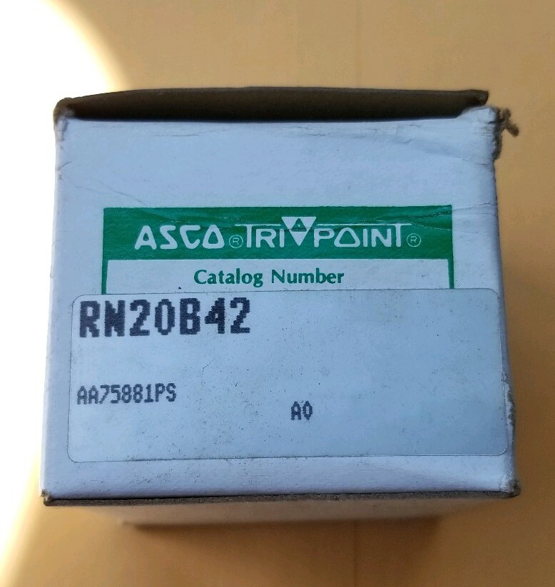 Asco RN20B42 Tri-point Pressure Switch (New/Surplus)