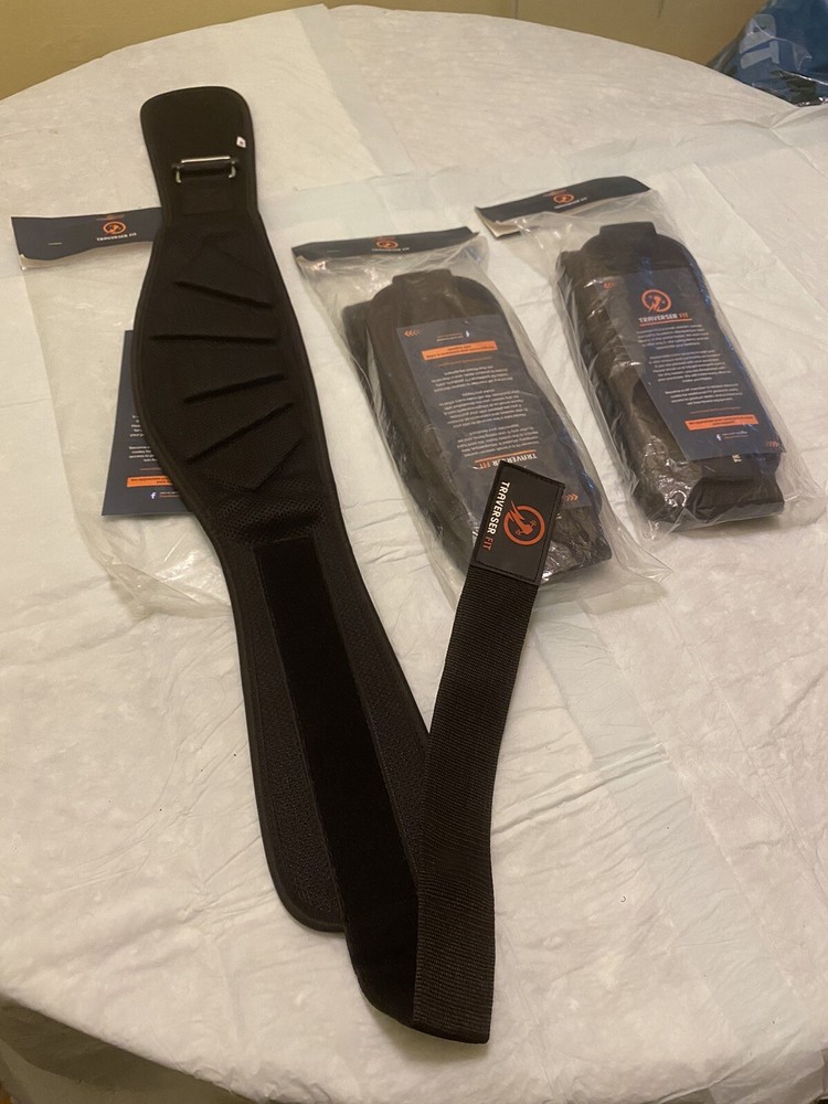 Traverse Fit Medium Weight Training Belts 3 Pack Brand New