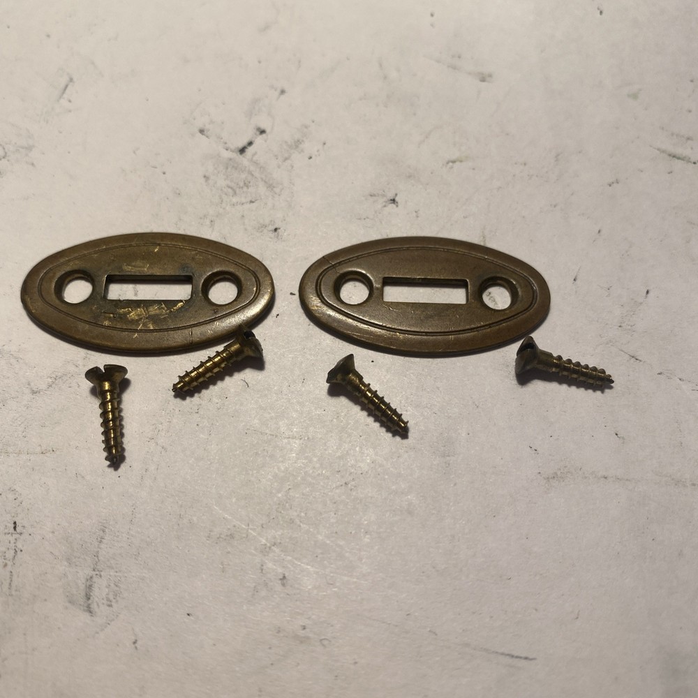 Brass Wedge Plates for Thompson Center Hawken Muzzleloader and Screws