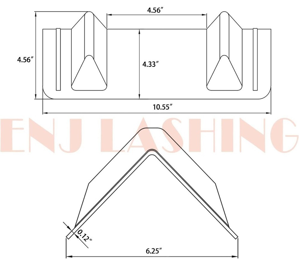 20 Pack Flatbed Edge Protectors for Cargo Loads (Red)