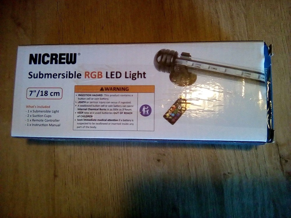 Nicrew Submersible LED Light