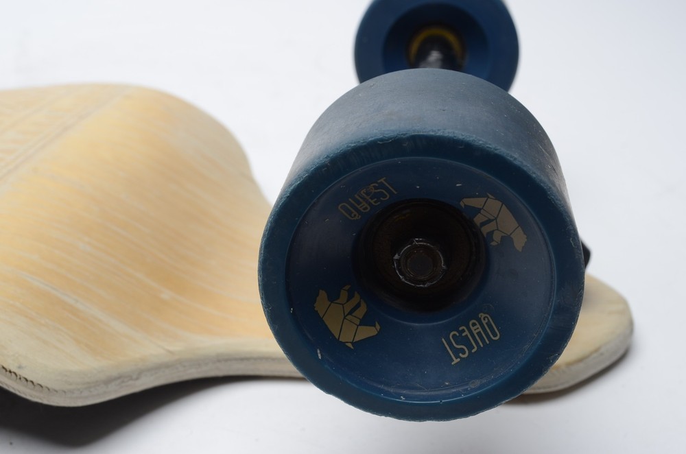 Quest Boards 40" Drop-Deck Longboard Skateboard Open Wheel Carving Cruiser Bear