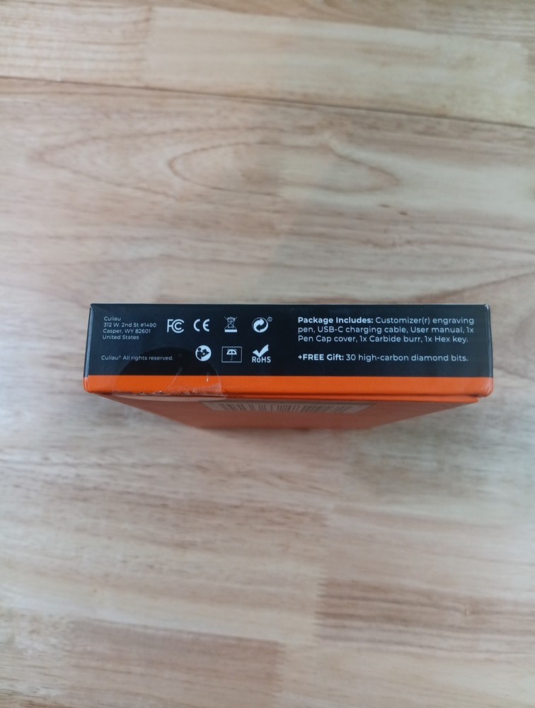 Culiau Customizer Professional Engraving Pen with 30 Bits New Open Box