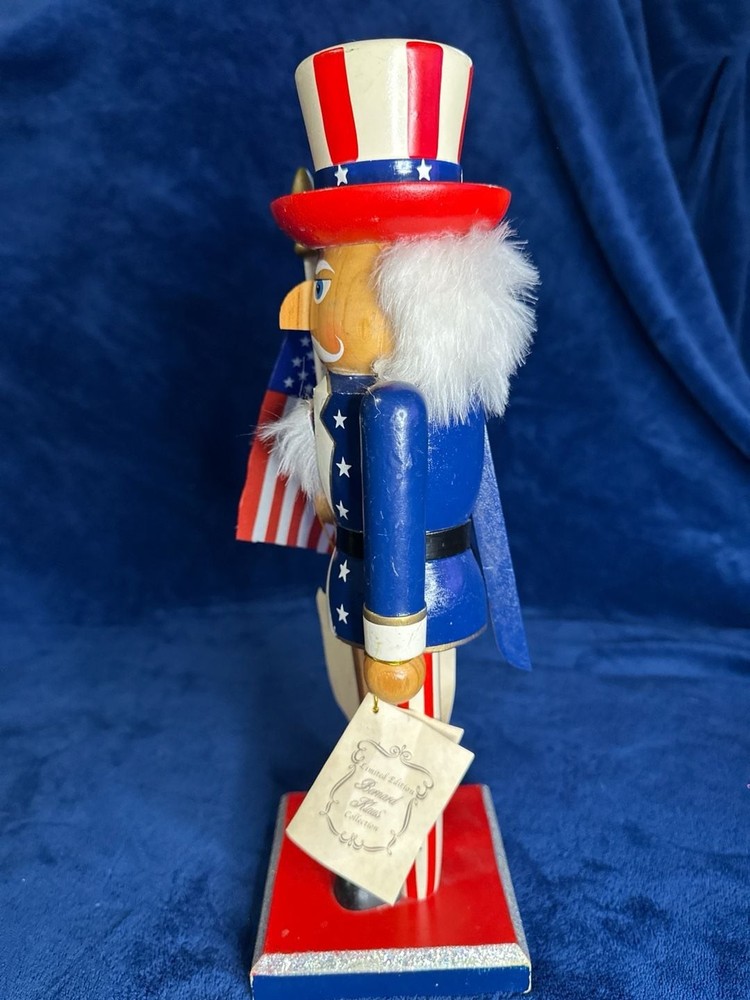 Bernard Klaus Collection Limited Edition 2010 Uncle Sam Nutcracker with American
