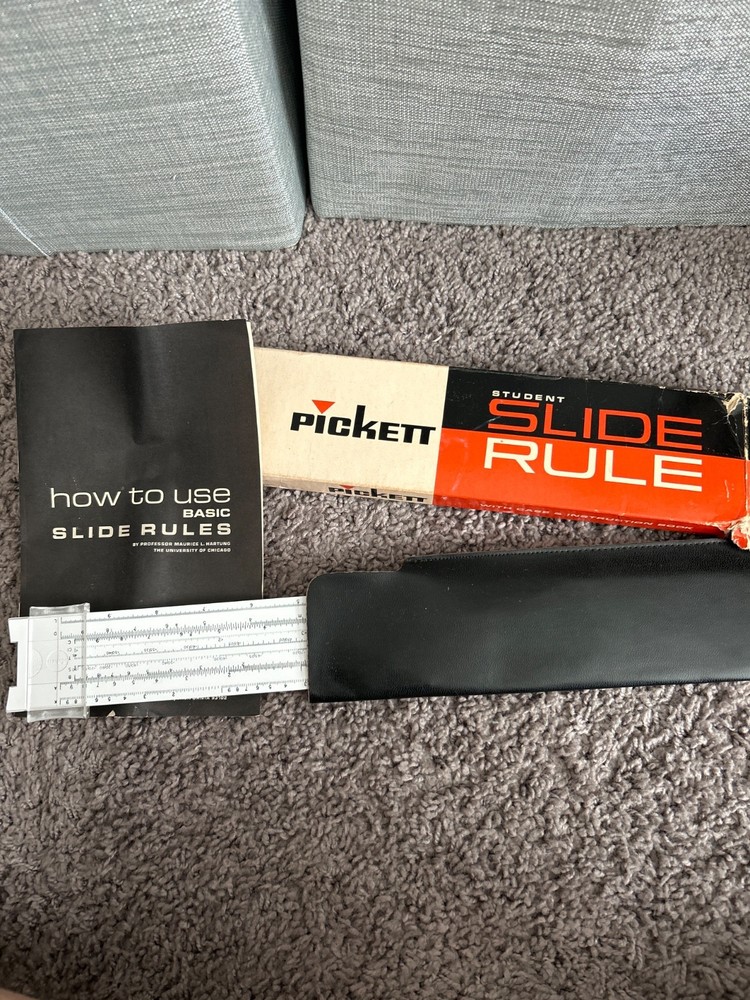 Pickett Student Slide Rule no 120t