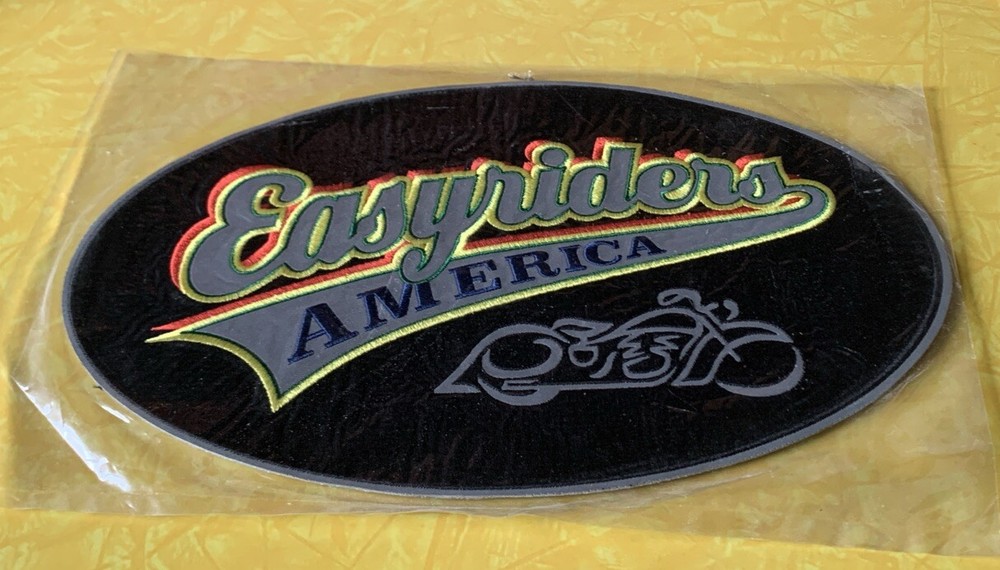 EASYRIDERS AMERICA Large Embroidered Back Patch ~Harley Davidson~