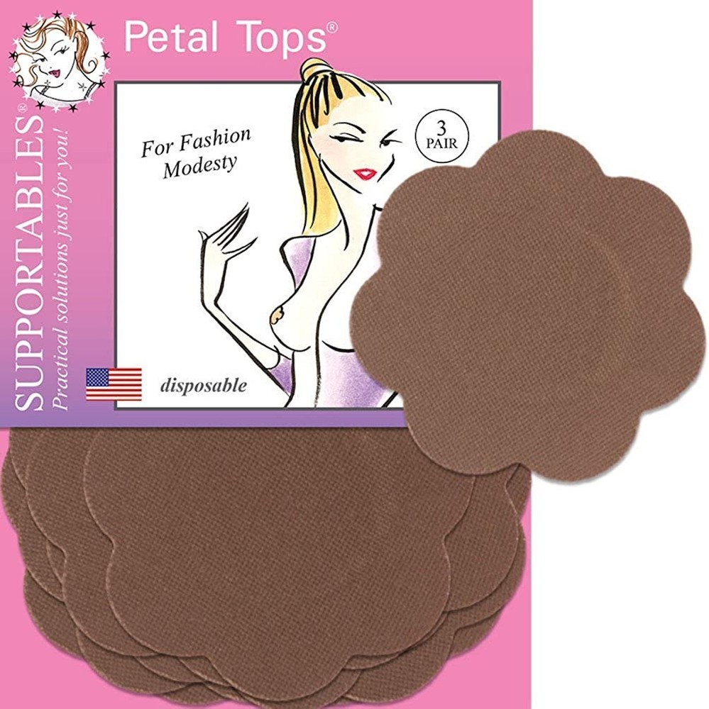 Supportables - Disposable Nipple Covers - 3 Pair (Cocoa)