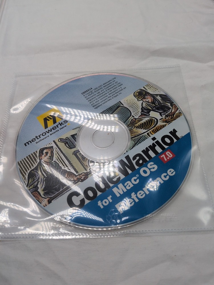 Code Warrior 7.0 For Mac OS And Windows Metroworks Software