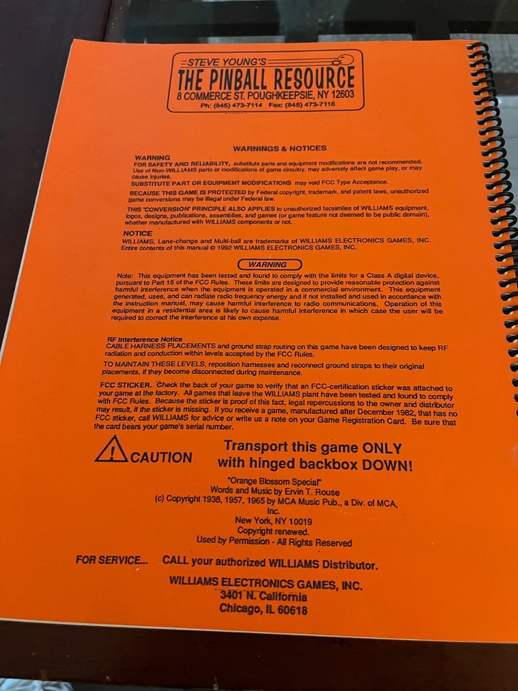 Fish Tales Pinball Manual