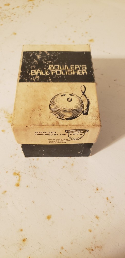 Practical Joke Bowler's Ball Polisher Vntage