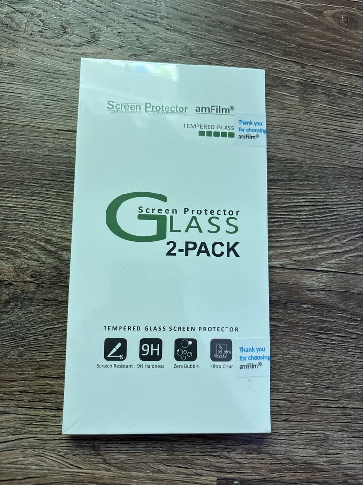 Tempered Glass Screen Protector Set for Nintendo Switch (2017) - 2 Pack New