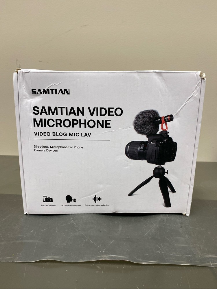 SAMTIAN Video Microphone, Camera Microphone for DSLR Interview Shotgun with Wind