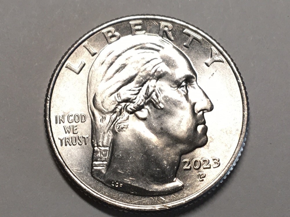 2023 P  Bessie Coleman Quarter Machine Doubling on reverse