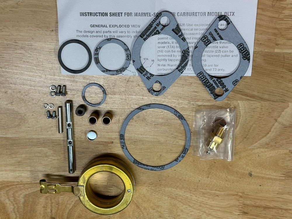 John Deere A, D, G DLTX Carburetor Kit with Float
