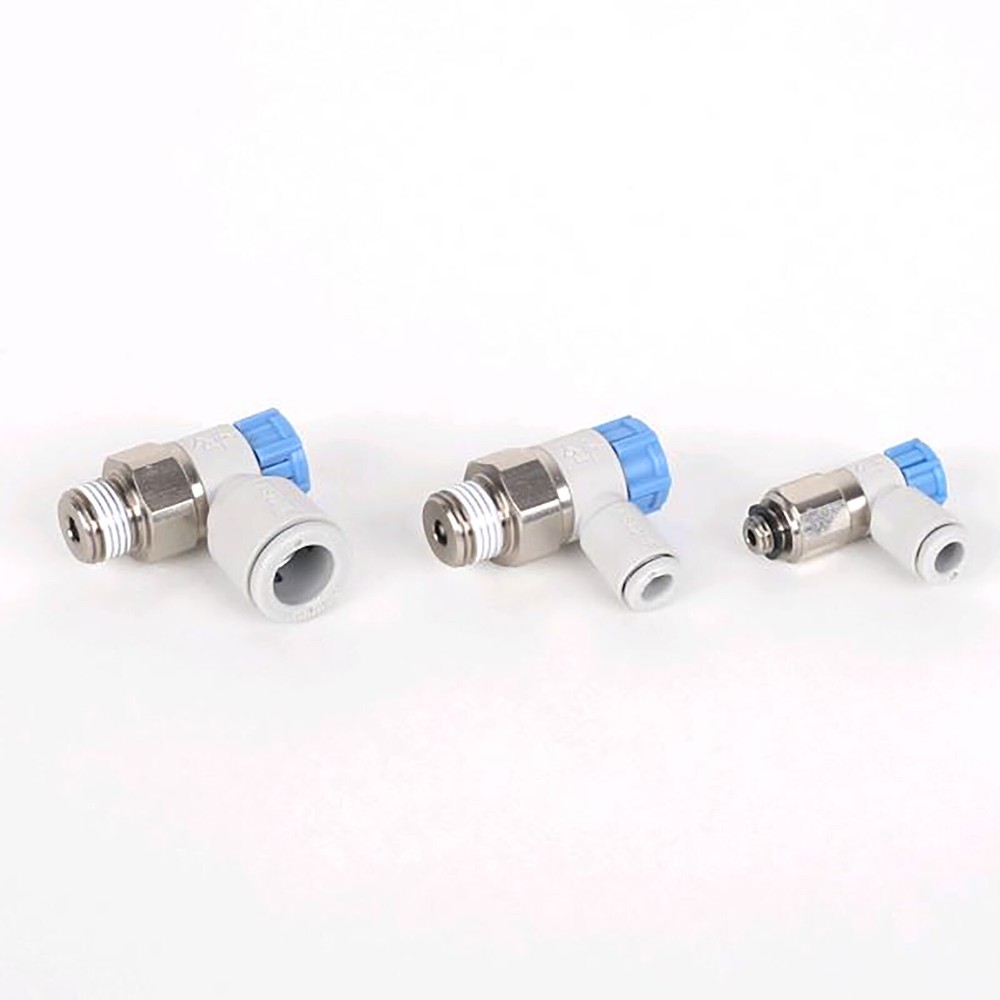 10pcs SMC AS1211F-M5-06A Speed Controller W/ Fitting New ✦KD