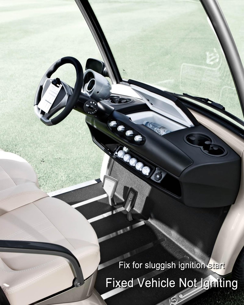 ULZOZN Ignition Switch Assembly Fit for Evolution HDK Golf Carts Onecolor