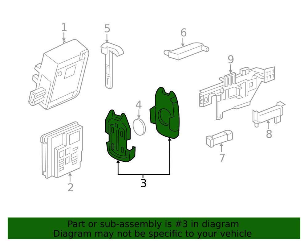 Genuine GM Transmitter 13560205