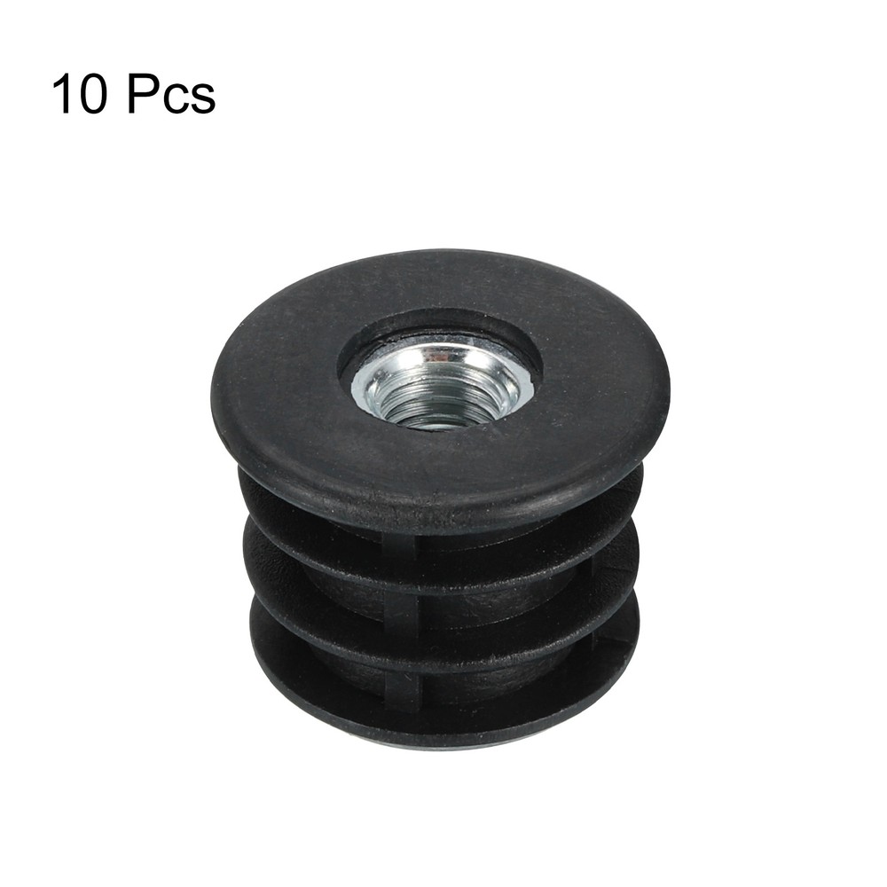 10Pcs Caster Insert with Thread, 25mm/0.98" M8 Thread