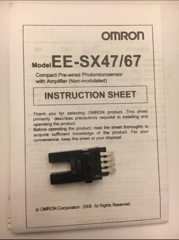 Photo MicroSensor By Omron EE-SX673 X45M