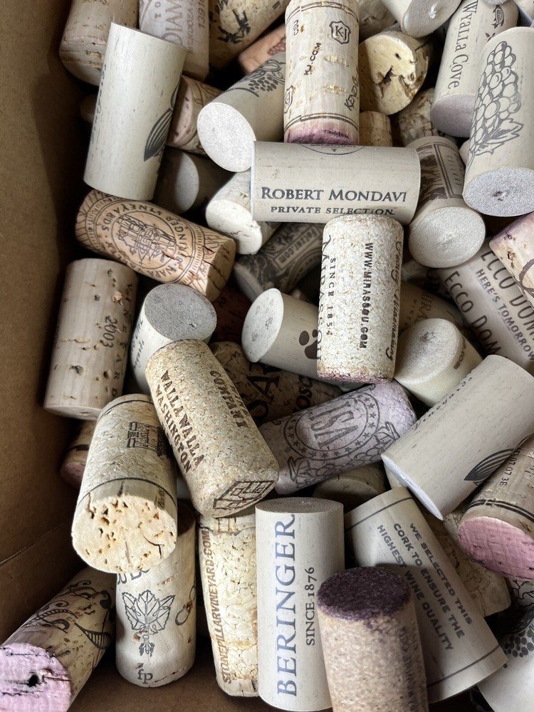 Wine Corks 6.5 Lbs Used Various Brands