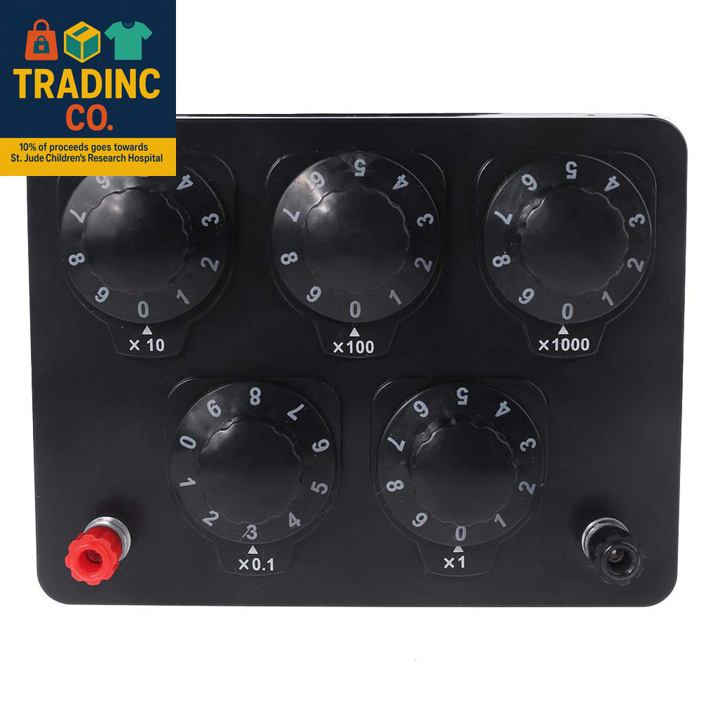 0-9999.9 Ohm Variable Resistance Box Decade Resistor Experimental Equipment for