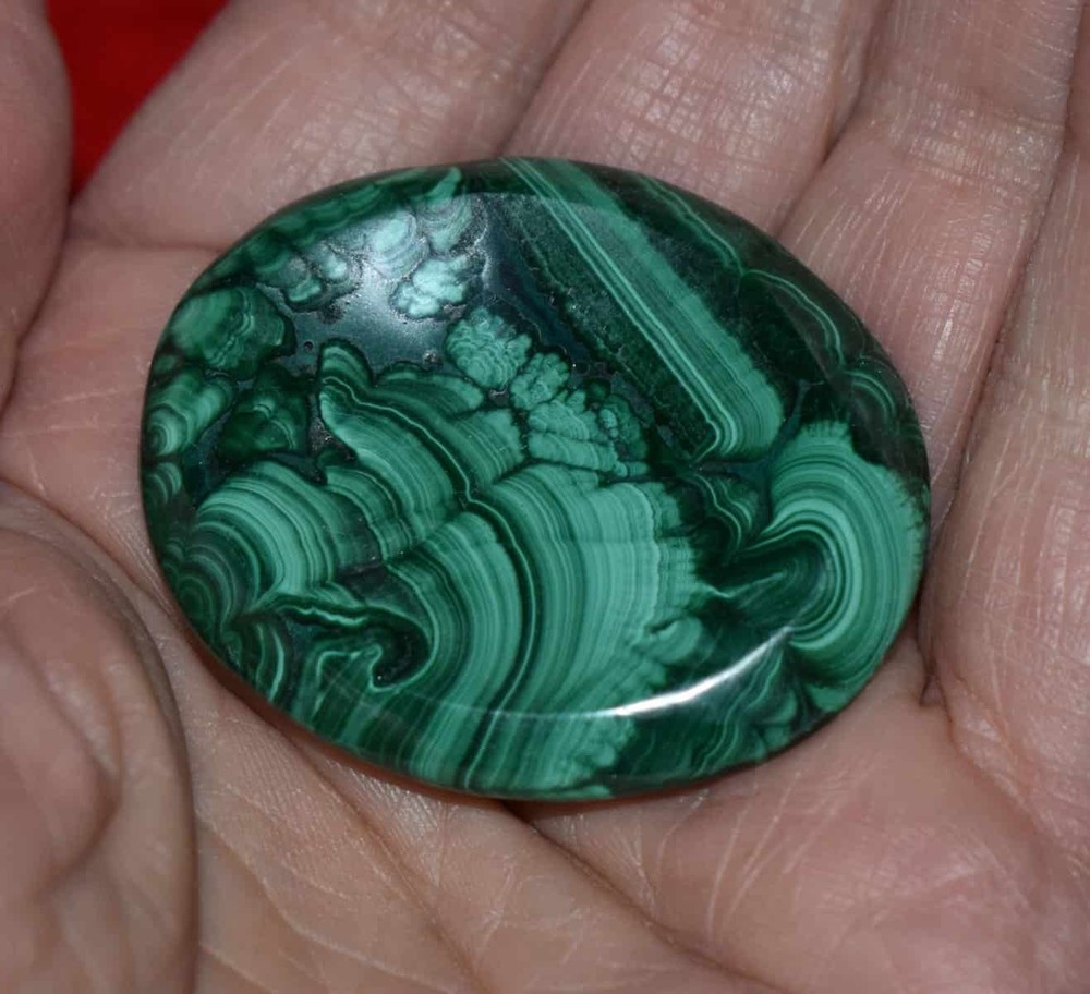 Malachite Worry Stone #13