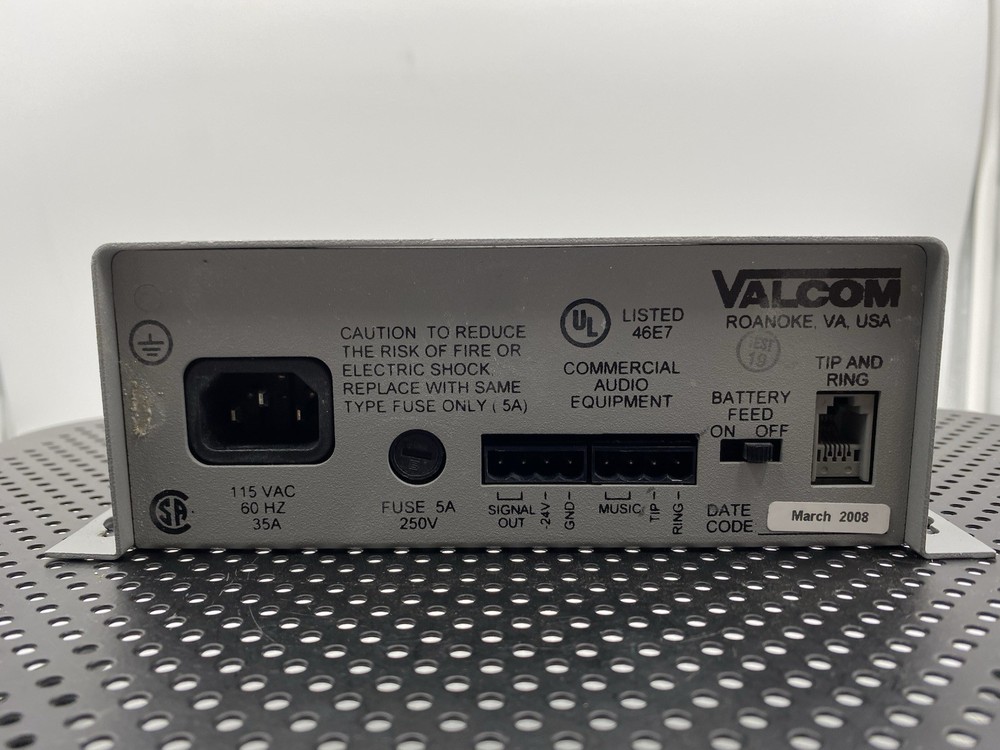 Valcom V-2000A 1 Zone One-Way Basic Integrated Page Control