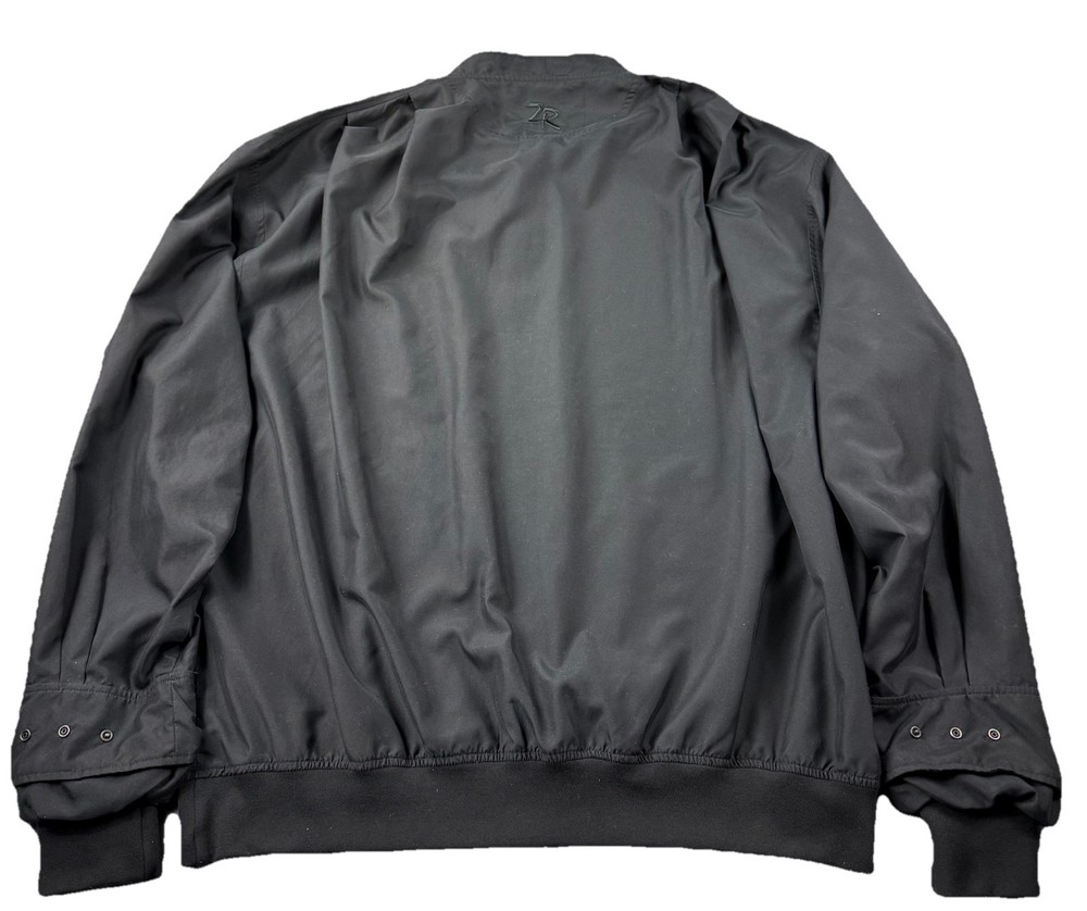 Zero Restriction Golf Pullover XL Lightweight Black Crest Logo Windshirt Y2K