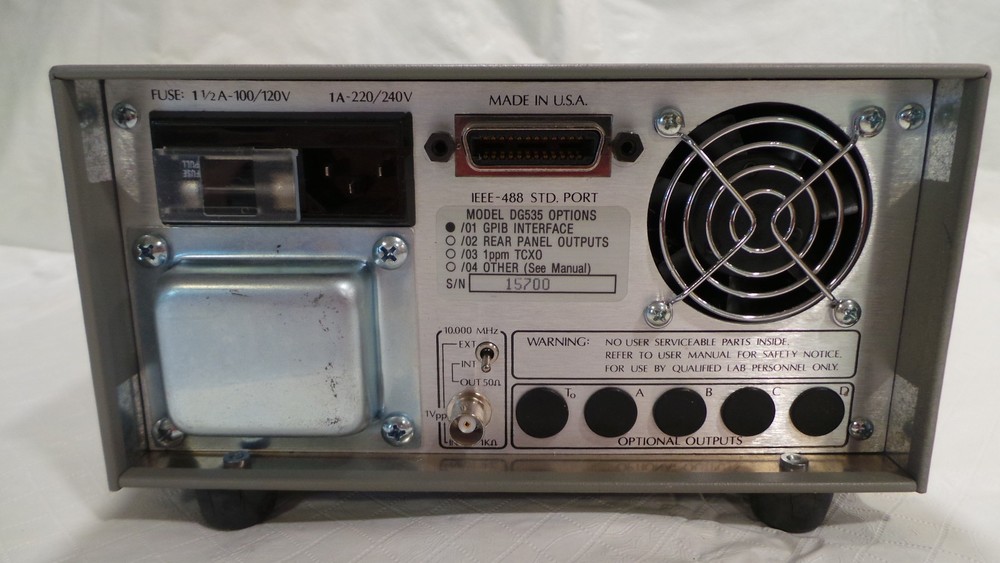 Stanford Research Systems DG535 Digital Delay/Pulse Generator GPIB Interface