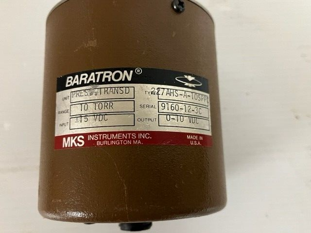MKS BARATRON MODEL 227AHS-A-10SPPC, 10 TORR