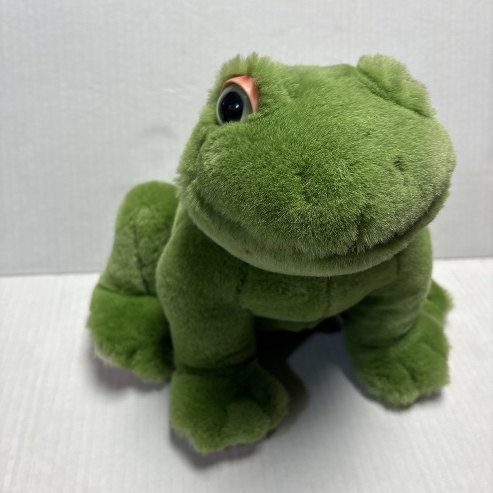 24K Polar Puff 11" Frog Plush Special Effects 1994 Sitting Toad Stuffed
