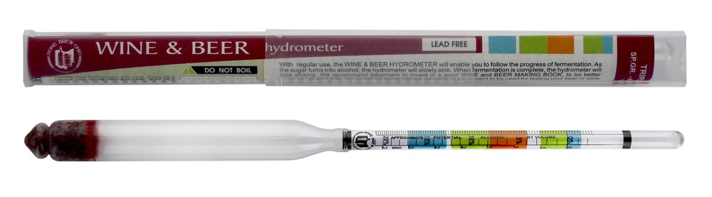 Hydrometer - Triple Scale Hydrometer for Home Brewing - Beer and Wine