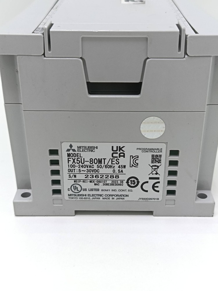 MITSUBISHI FX5U-80MT/ES PLC UNIT , V#1082 (TESTED)