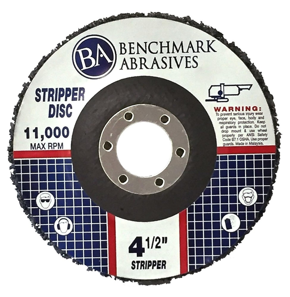 Professional Paint Stripper Discs - 4.5" 10 Pack