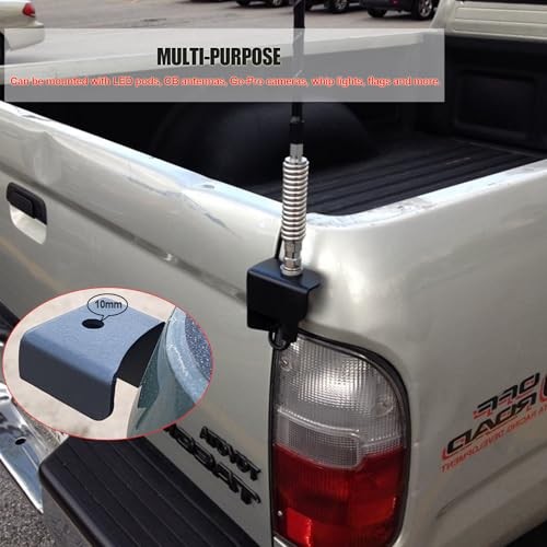 CB Antenna /Whip Flag /Light Pod Mount Brackets for Tacoma 3rd Passenger side