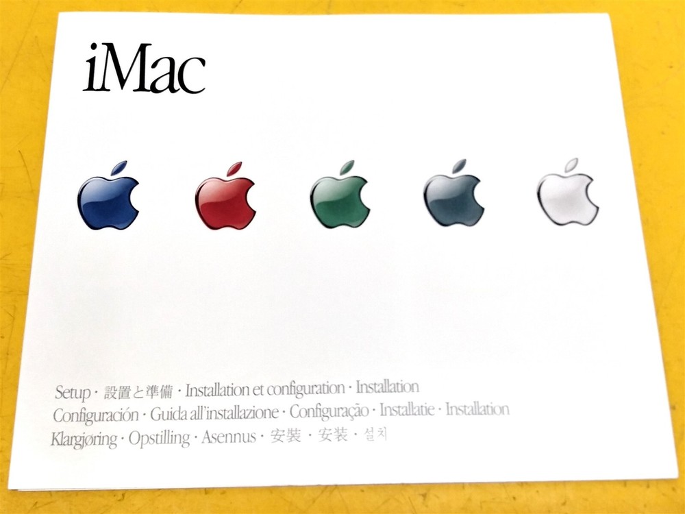 ⭐️⭐️⭐️⭐️⭐️ **NEW - OPEN BOX** iMac Setup & User's Guide Apple Manuals