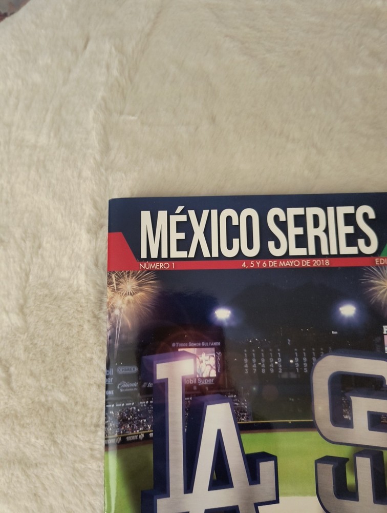 2018 Dodgers/Padres Monterrey Mexico Program