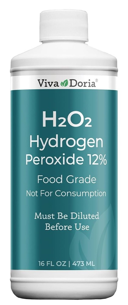 16 Fl Oz Food Grade Hydrogen Peroxide 12% - Safe & Pure Solution