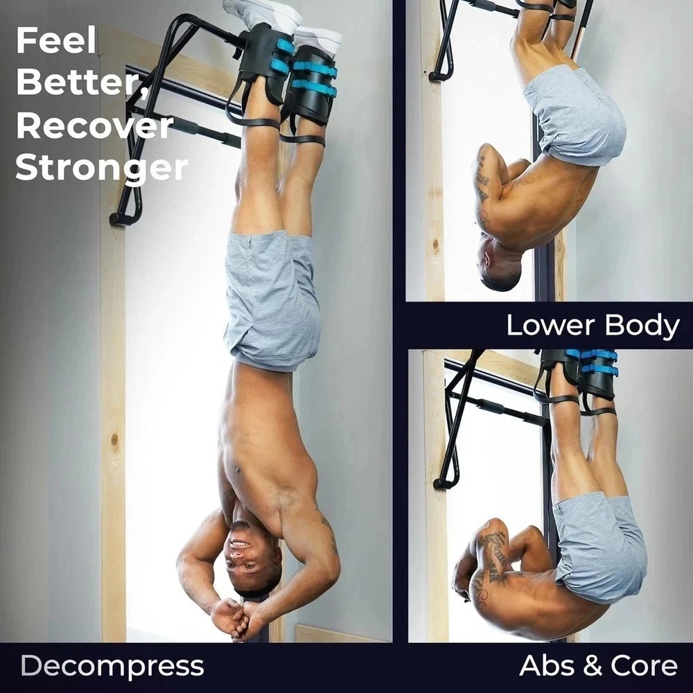 Ez-Up Gravity Boots for Inversion Decompression Stretching, Back Pain Relief and