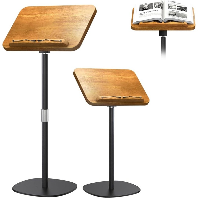 2-in-1 Adjustable Book Stand Multi-functional Holder Ergonomic Design Reading US