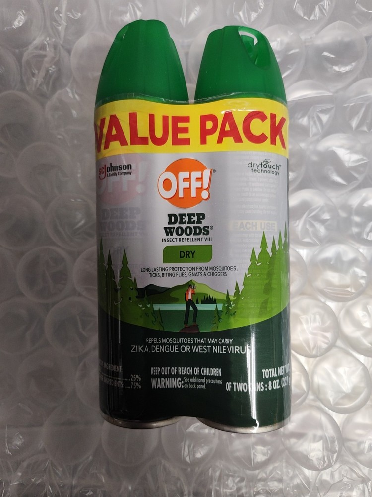 2  - OFF! Deep Woods Insect Repellent Dry 4 Oz