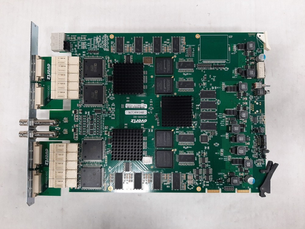 Evertz 3001MVP-GI4-ED DVI/RGBHV Graphics Input Module with BackPanel